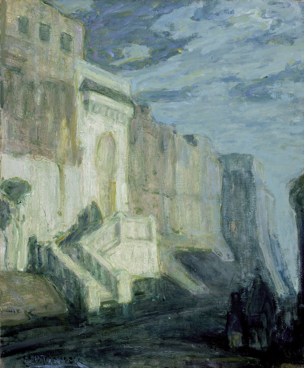 Måneskinn: Tangiers murer av Henry Ossawa Tanner