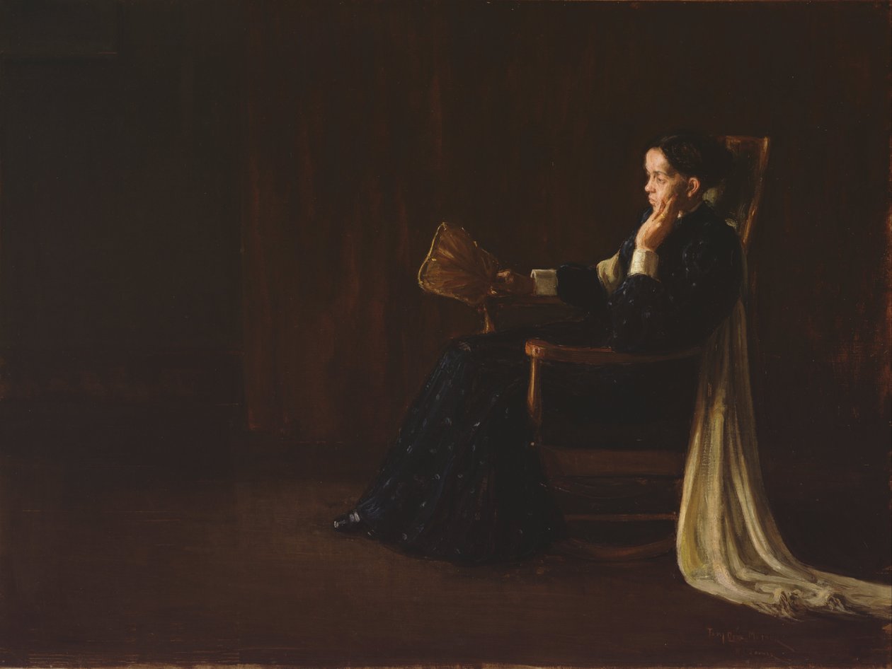 Portrett av kunstnerens mor av Henry Ossawa Tanner