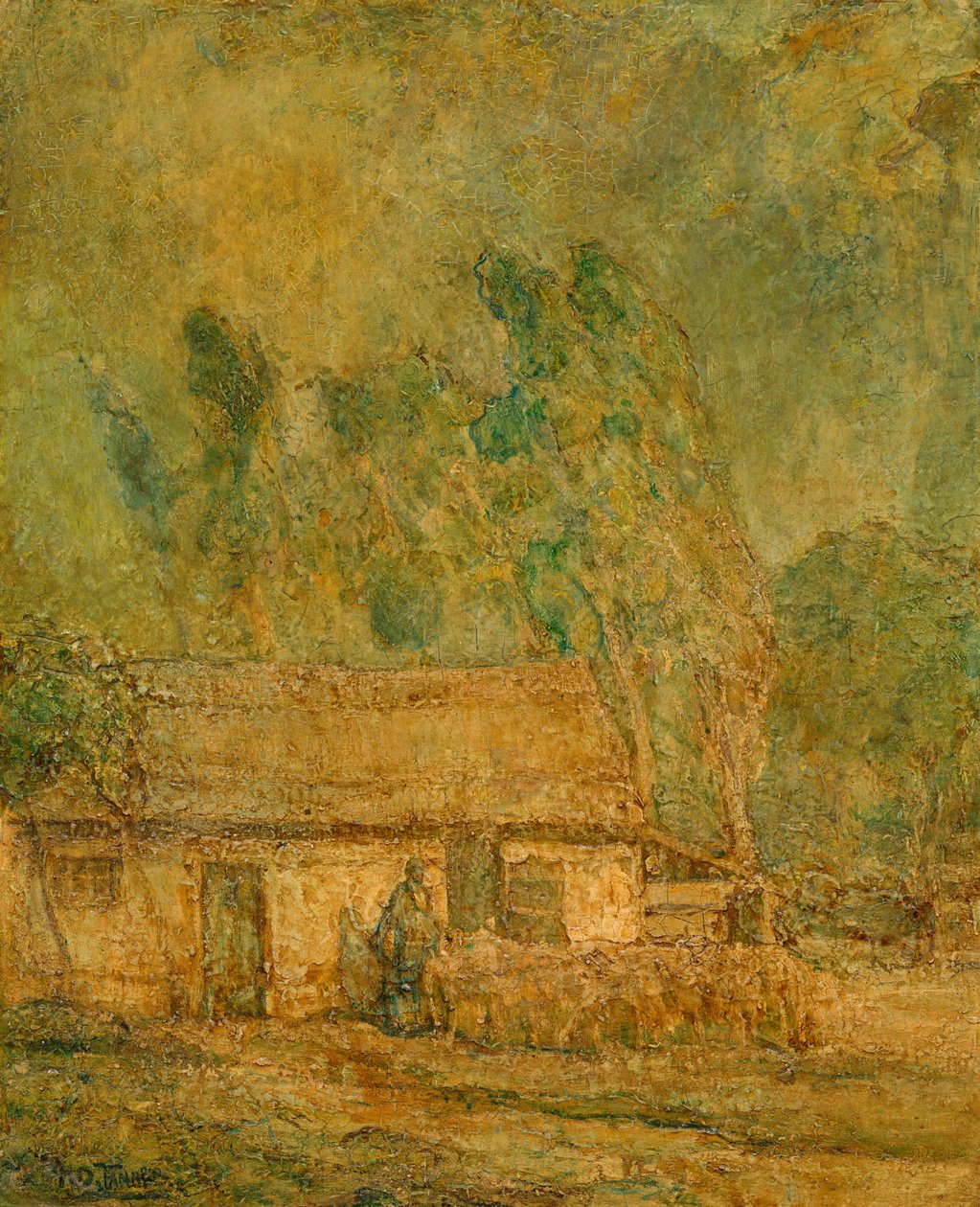 Den gode hyrde, ca. 1918. av Henry Ossawa Tanner