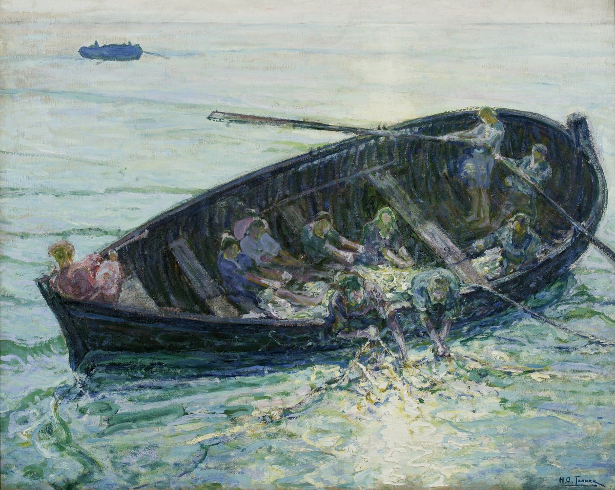 Den mirakuløse fiskefangsten av Henry Ossawa Tanner
