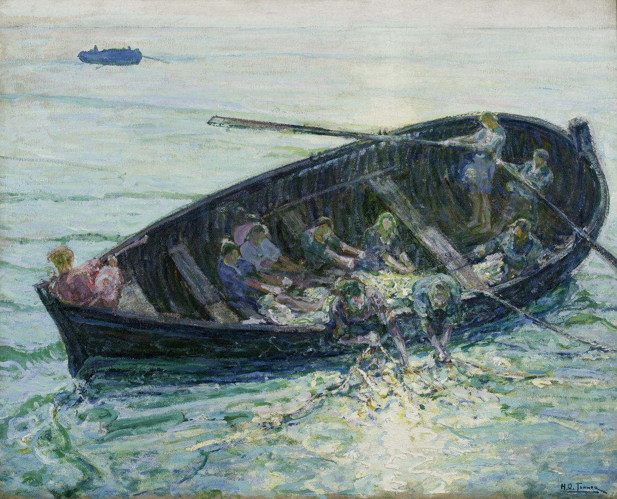The Miraculous Haul of Fishes, ca. 1913-14 av Henry Ossawa Tanner