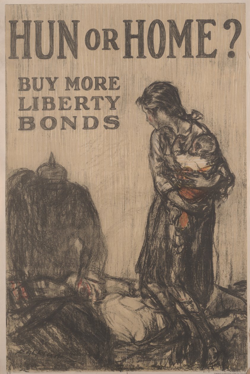Hun eller hjem? Kjøp flere Liberty Bonds av Henry Patrick Raleigh