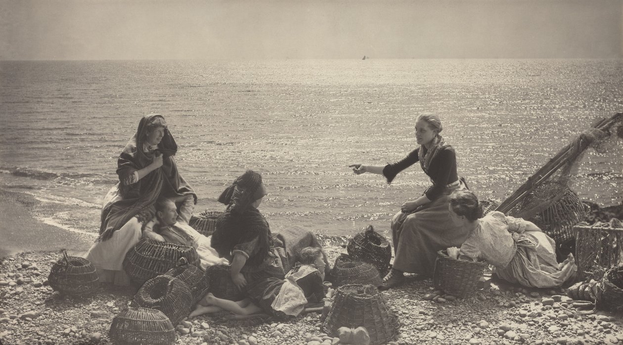 Sladder på stranden av Henry Peach Robinson