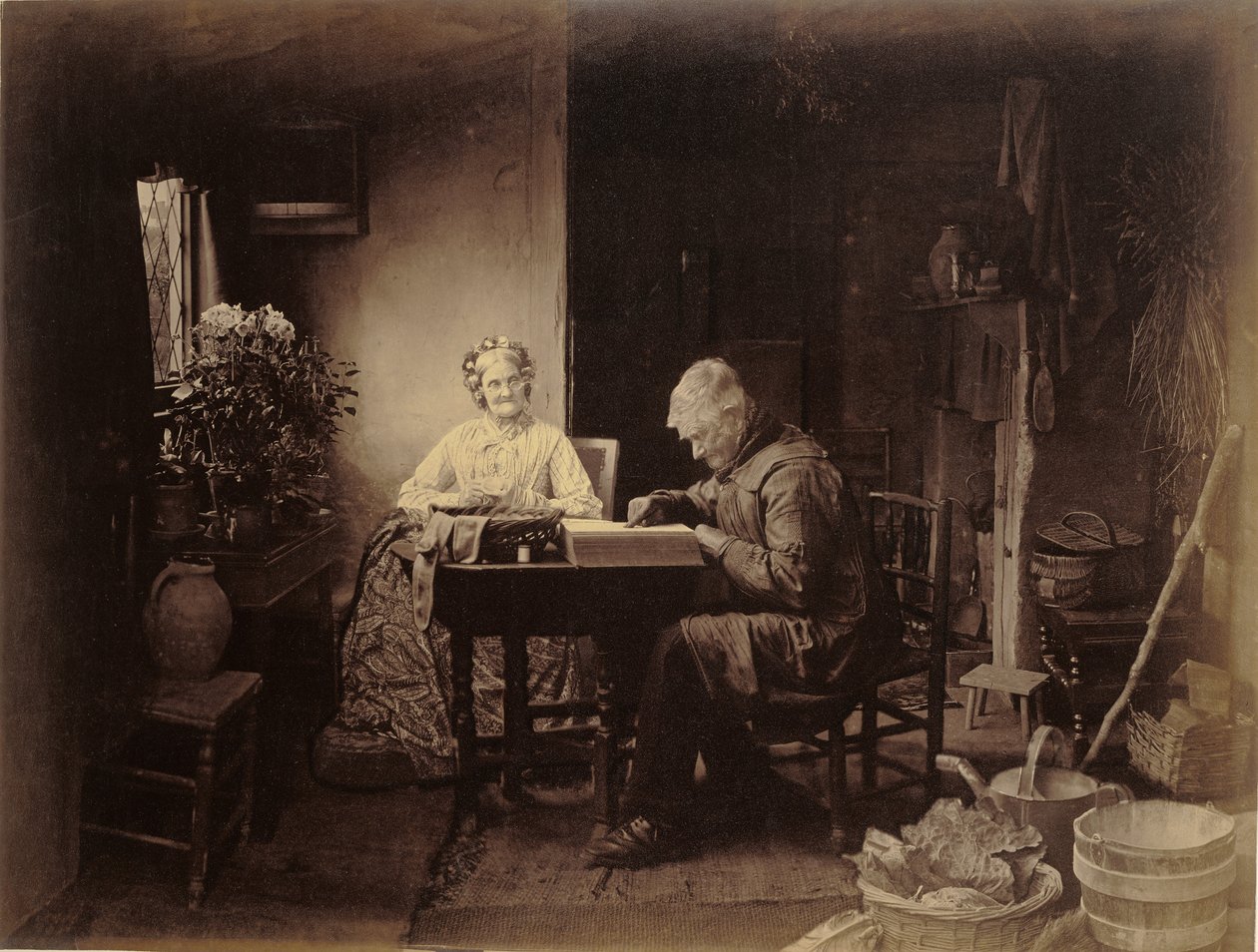 Når dagens arbeid er gjort av Henry Peach Robinson