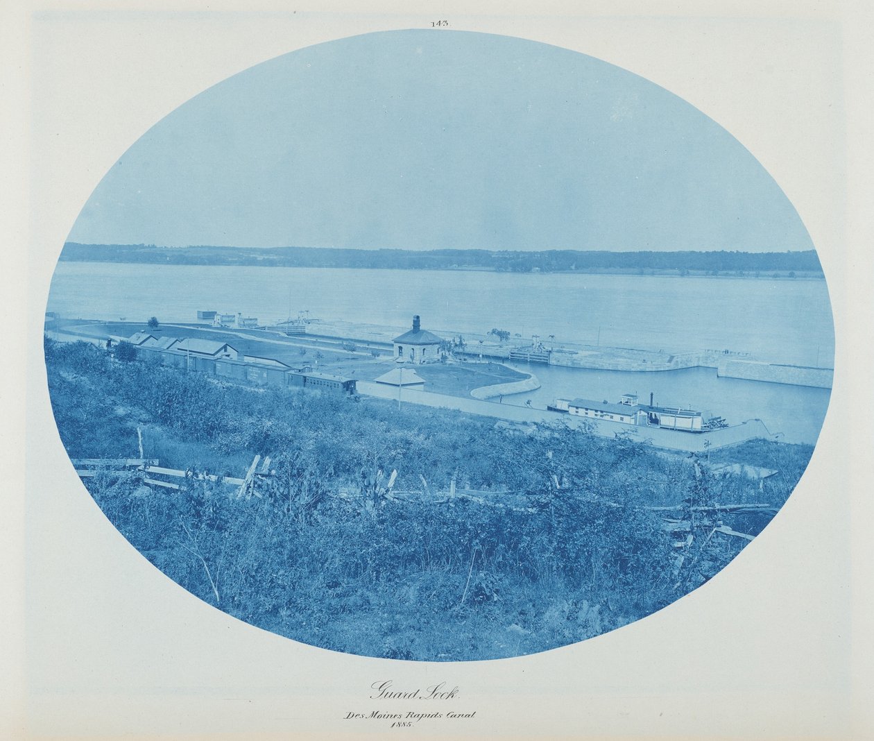 Guard Rock, Des Moines Rapids Canal L.W. av Henry Peter Bosse