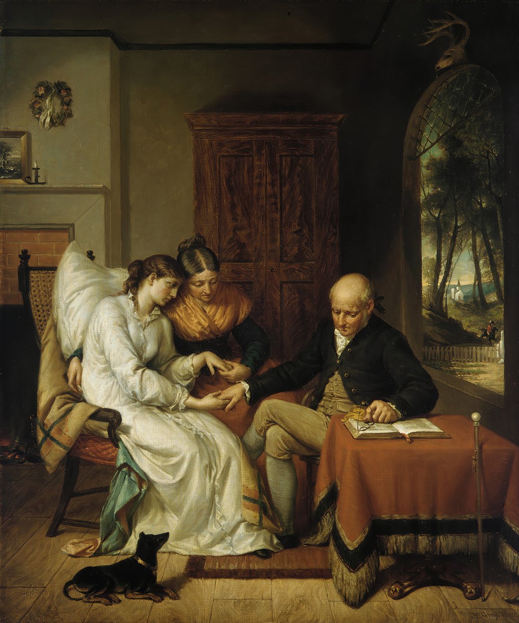 Landsbyens stolthet, 1858-59. av Henry Peters Gray