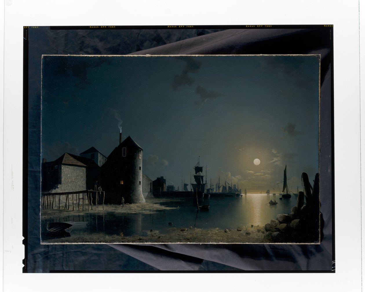 Utsikt over havnen i Southampton av Henry Pether