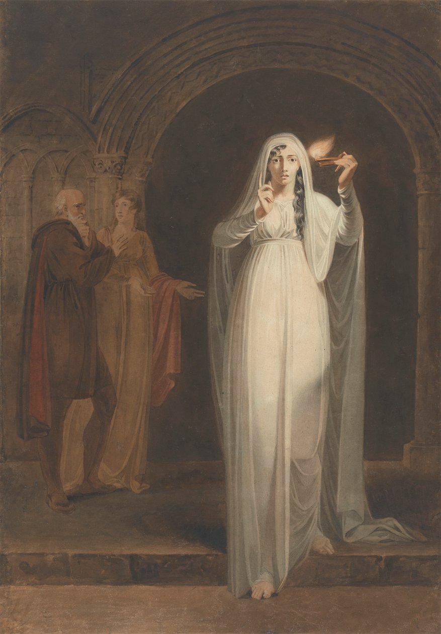 Søvngjengerscenen i Macbeth av Henry Pierce Bone