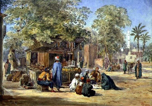 En egyptisk landsby av Henry Pilleau