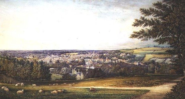 Guildford fra sørvest av Henry Prosser