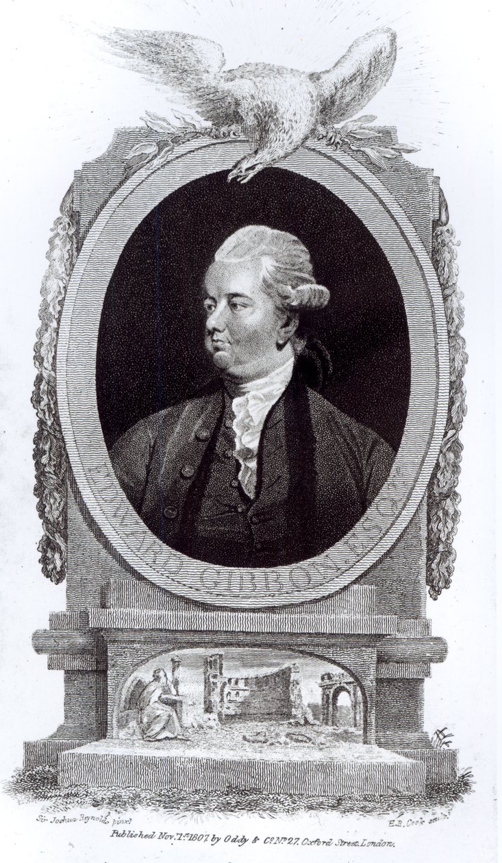 Portrett av Edward Gibbon, fra 