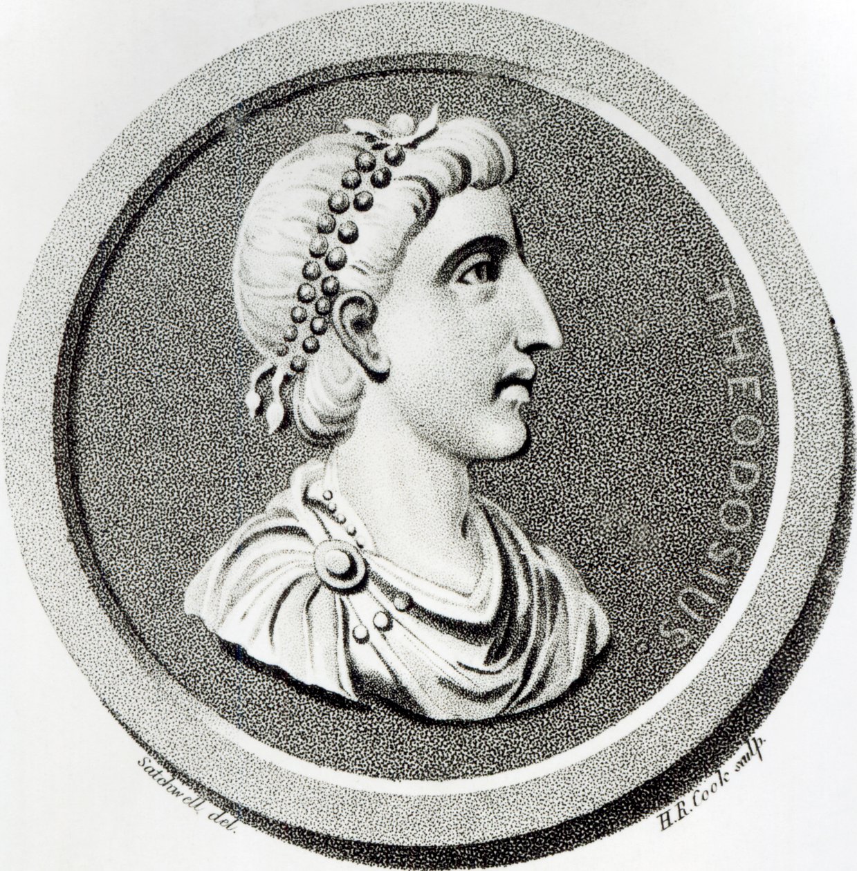 Portrett av Theodosius, fra 