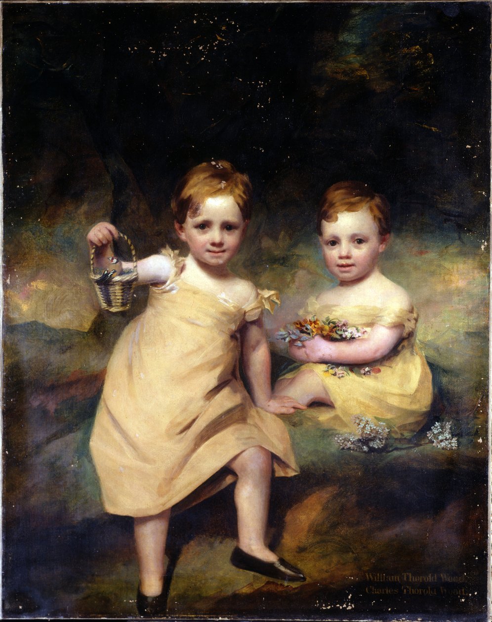 Dobbeltportrett av William Thorold Wood og Charles Thorold Wood av Henry Raeburn