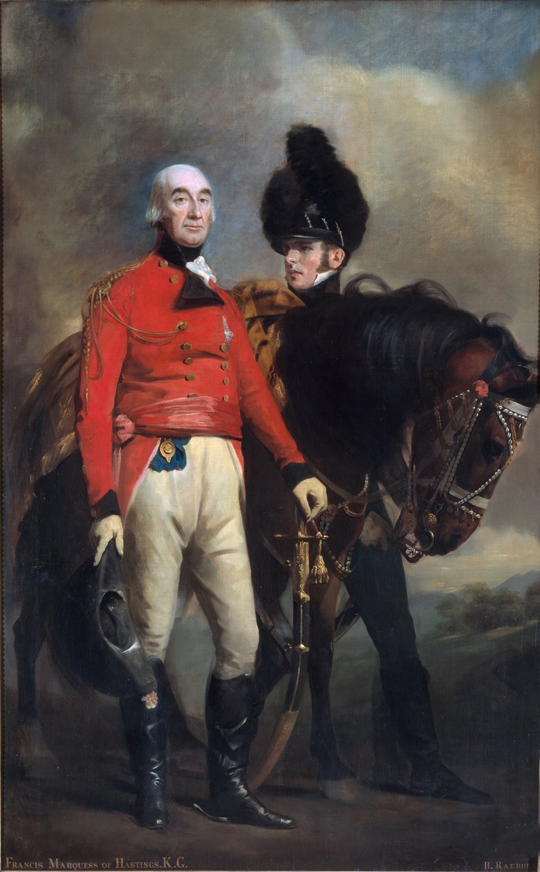Sir Francis Rawdon-Hastings, 2. jarl av Moira, ca. 1813 av Henry Raeburn