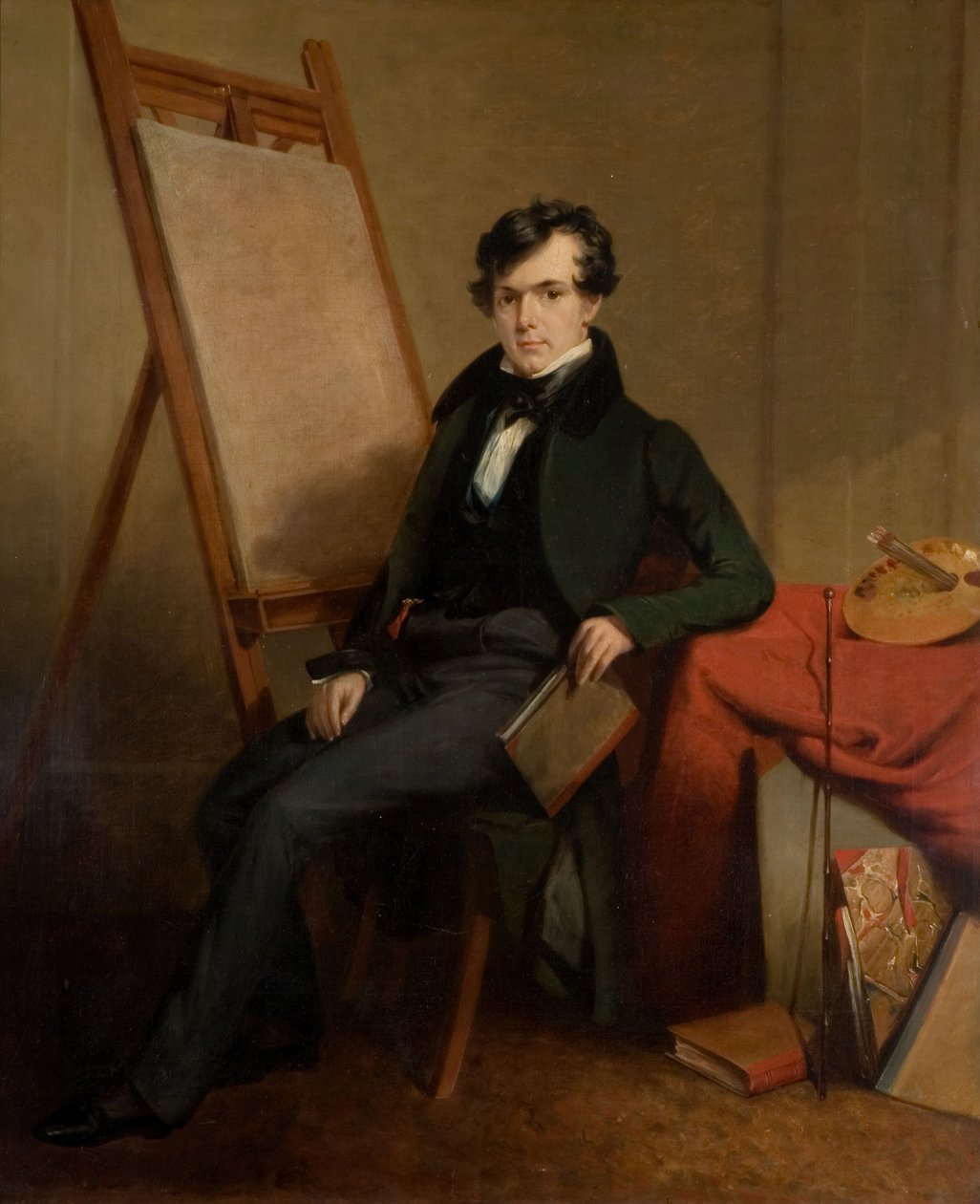 Portrett av kunstnerens selvportrett, 1826-1828. av Henry Room