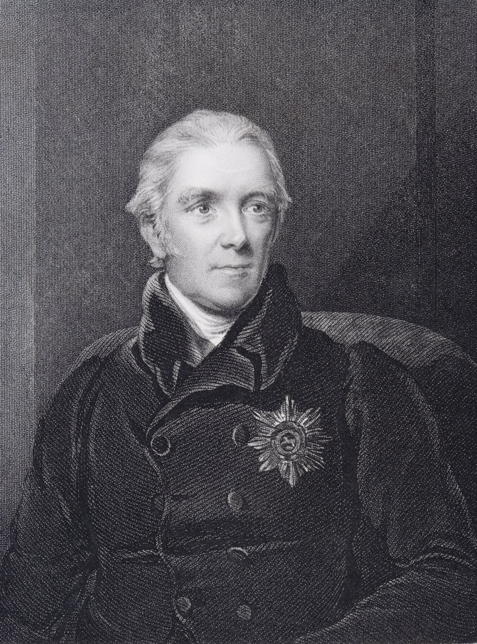 Sir Henry Halford, gravert av John Cochran (fl.1821-65) av Henry Room