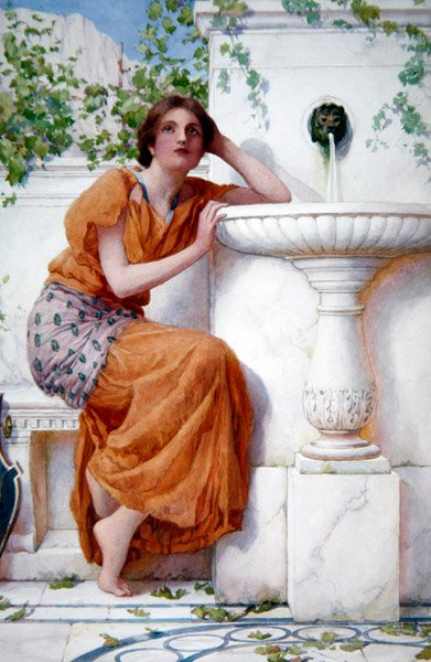 The Music of the Fountain av Henry Ryland