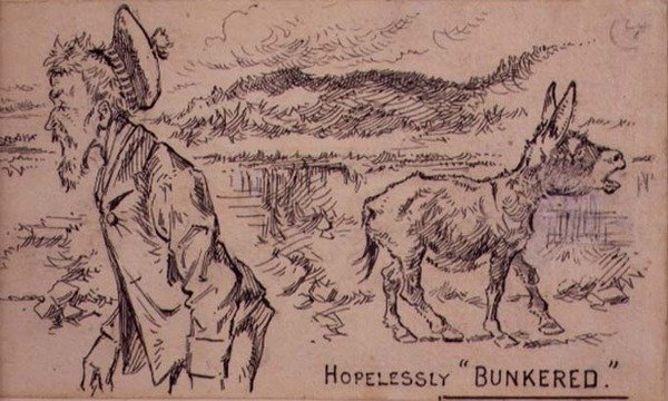 Hopelessly Bunkered, illustrasjon fra 