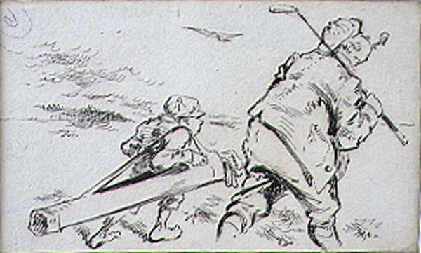 The Bumbling Golfer, illustrasjon fra 