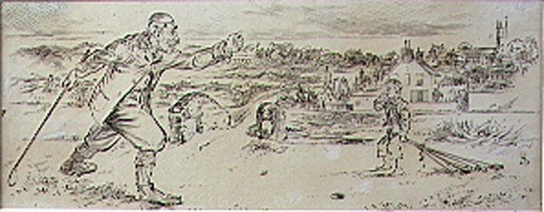 The Furious Golfer, illustrasjon fra 