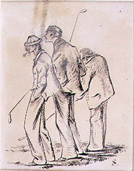 The Lethargic Golfers, illustrasjon fra 