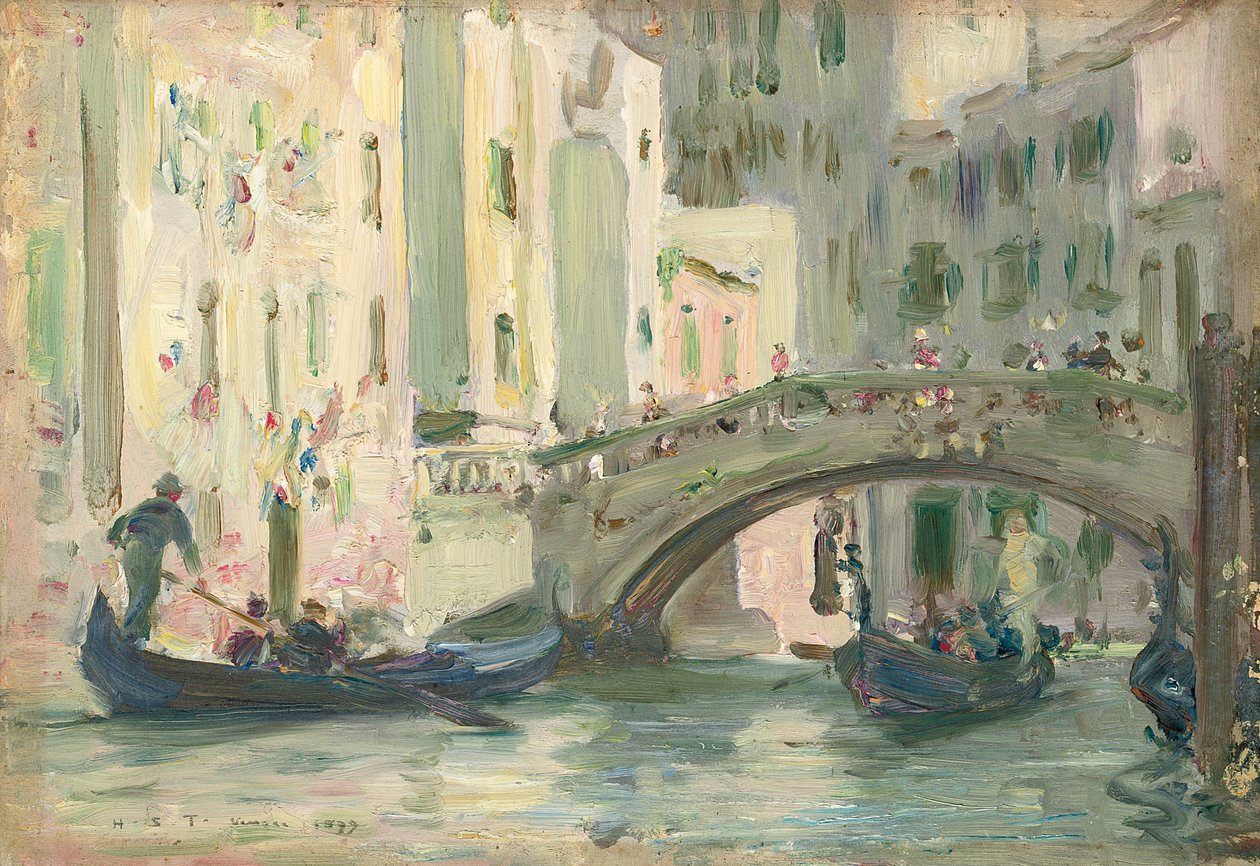 En kanal i Venezia, 1899 av Henry Scott Tuke