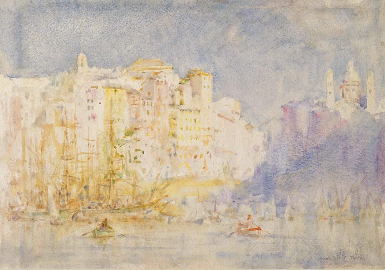 Genova, 1912 (toalett på papir) av Henry Scott Tuke