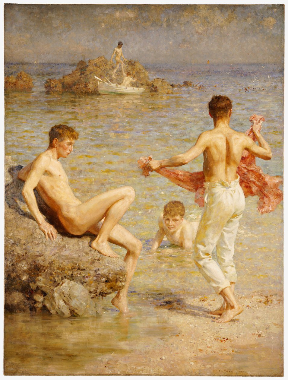 Glimrende vann, 1910 av Henry Scott Tuke