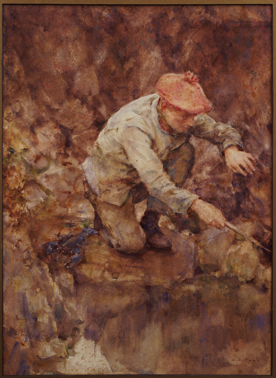 Netting Hummer av Henry Scott Tuke