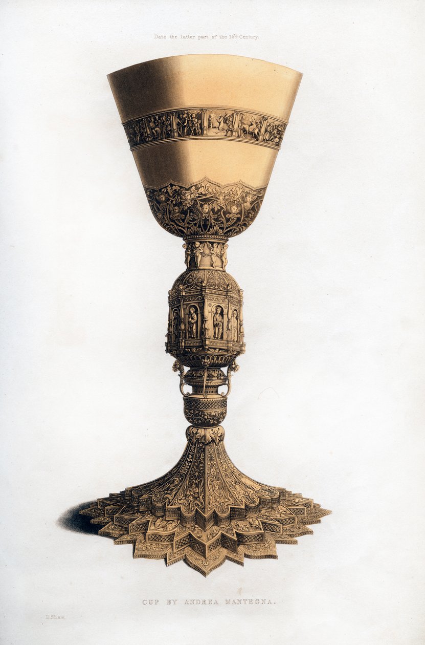 Cup, slutten av 1400-tallet, 1843. av Henry Shaw
