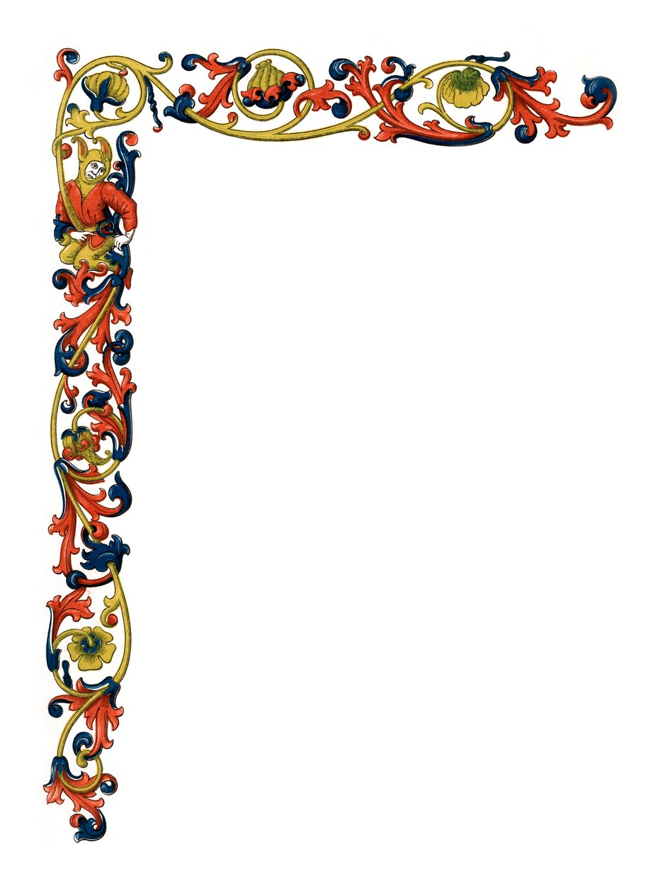 Dekorativ kant, 1400-tallet, 1843. av Henry Shaw
