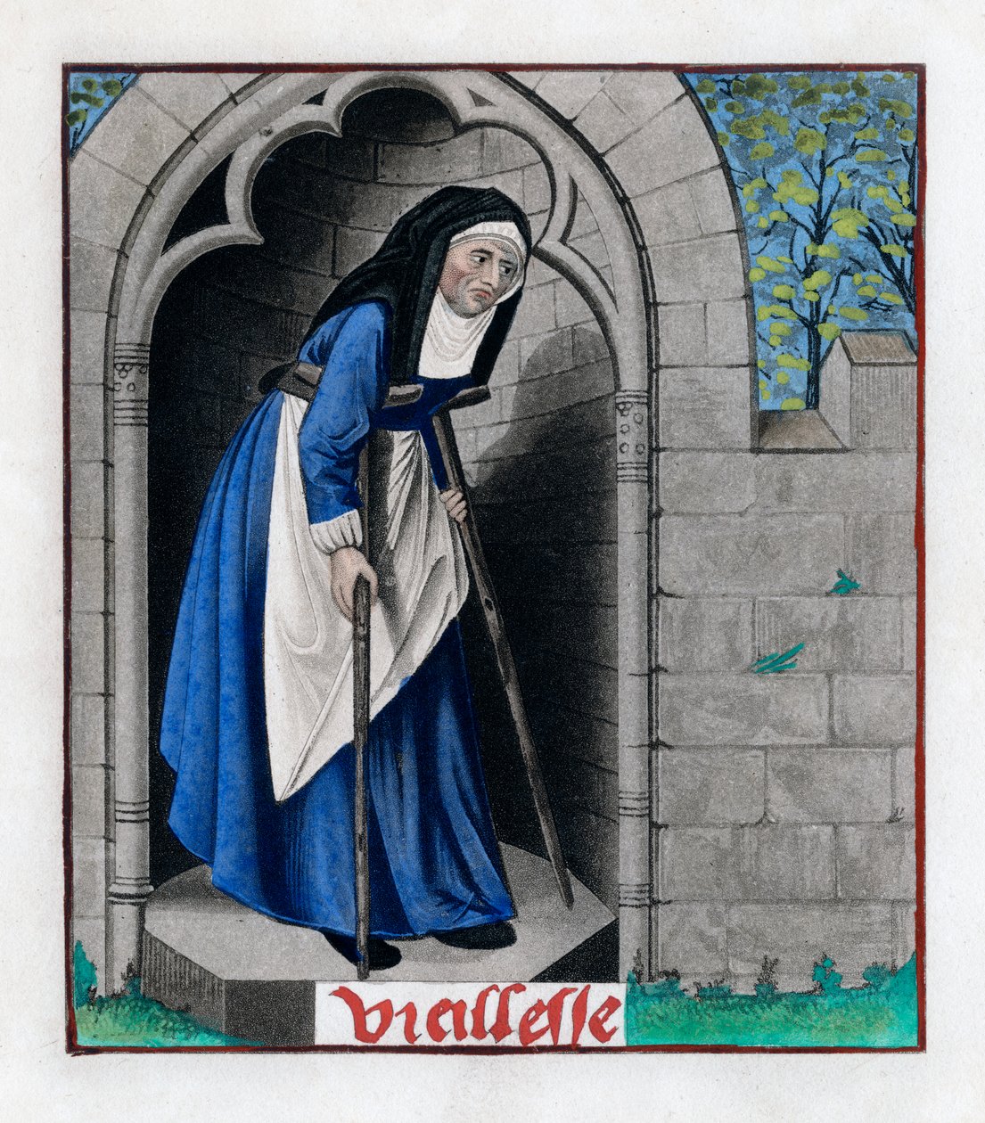 Alderdom, c1480, 1843. av Henry Shaw