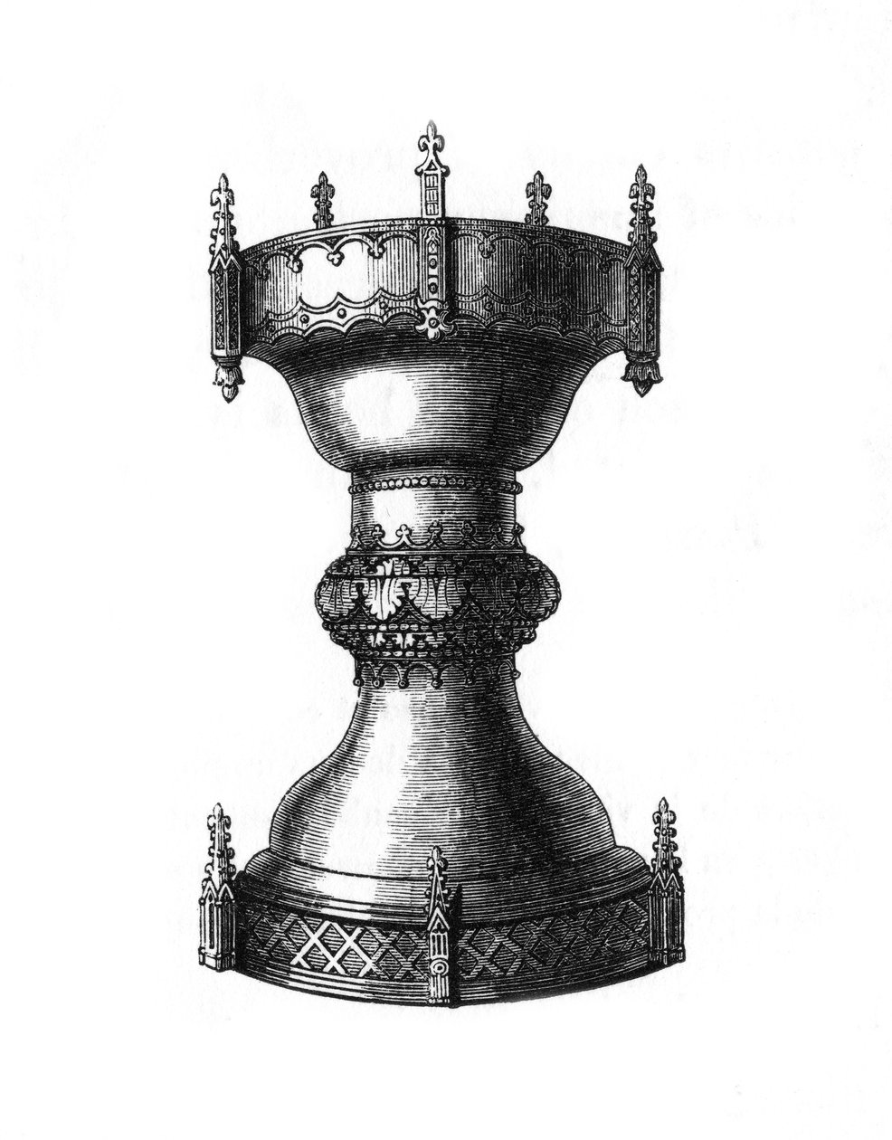 Religiøst fartøy eller husholdningsfartøy, 1400-tallet, 1843. av Henry Shaw