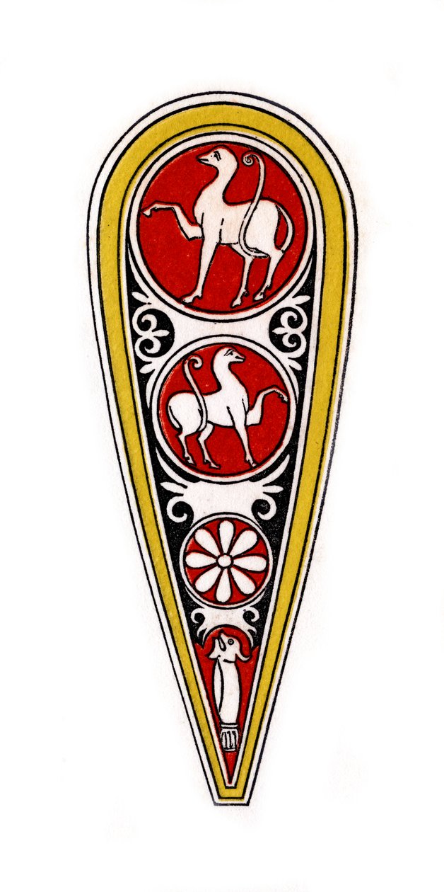 Skjold, 1100-tallet, 1843. av Henry Shaw