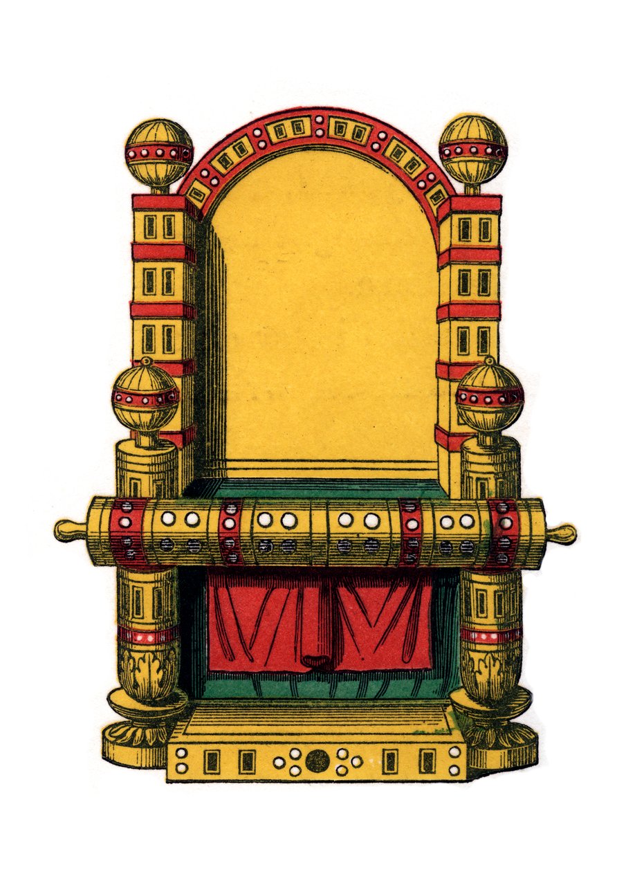 Statens trone, 900-tallet, 1843. av Henry Shaw