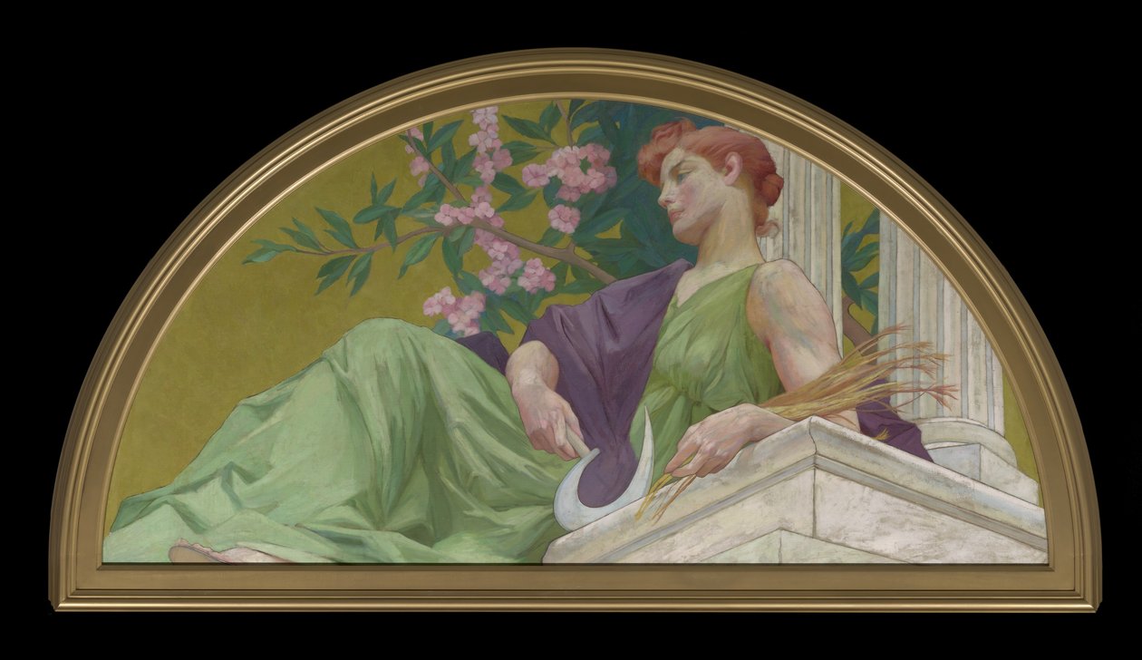 Muse of Agriculture, 1893 av Henry Siddons Mowbray