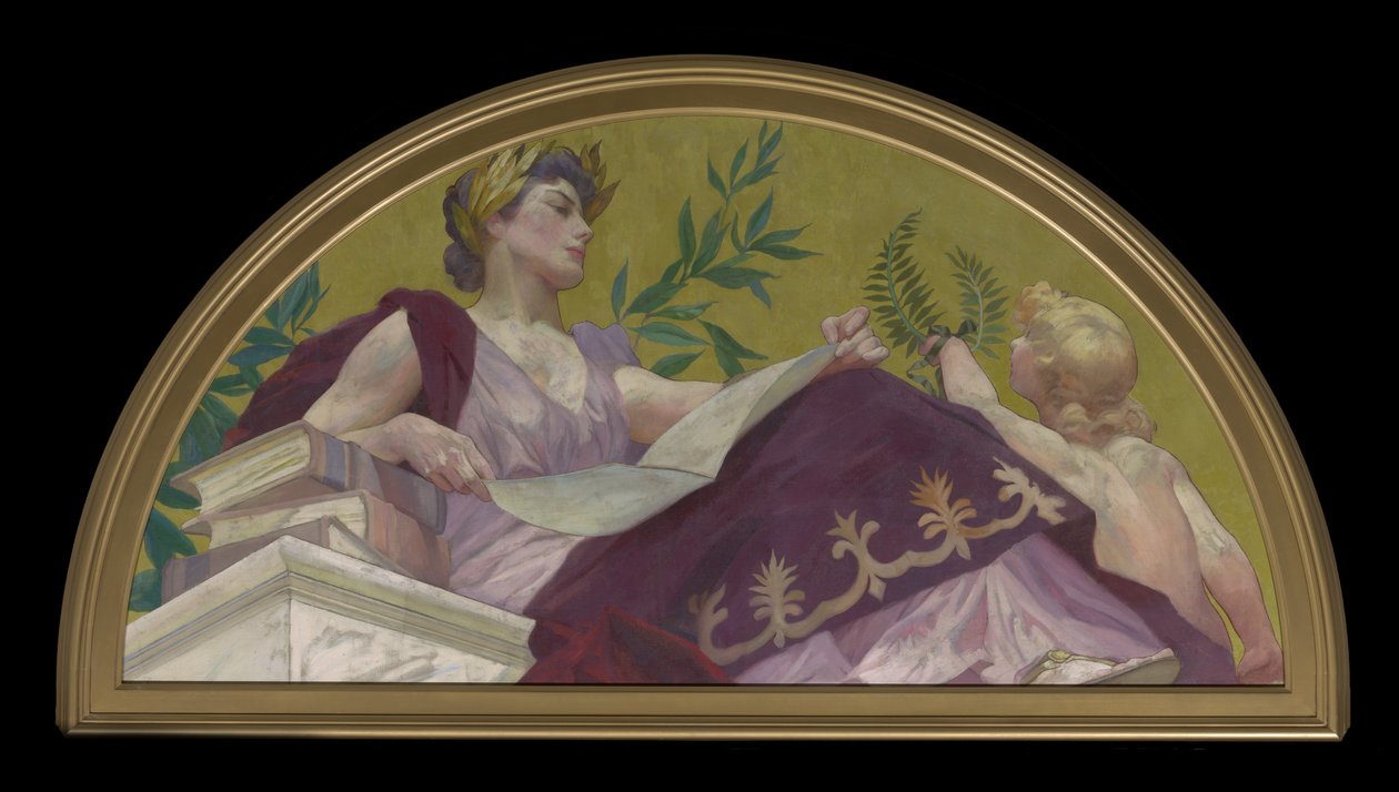 Litteraturmuseet, 1893 av Henry Siddons Mowbray