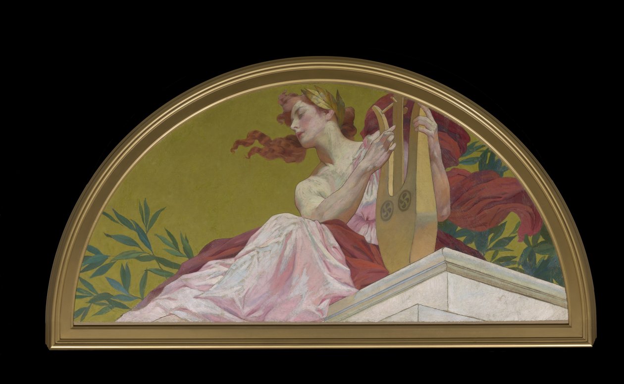 Muse of Lyric Poetry, 1893 av Henry Siddons Mowbray