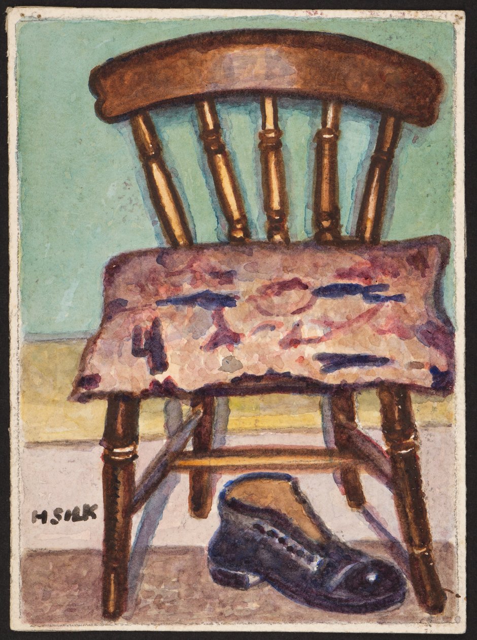 Kjøkkenstol og støvel, ca. 1930 av Henry Silk