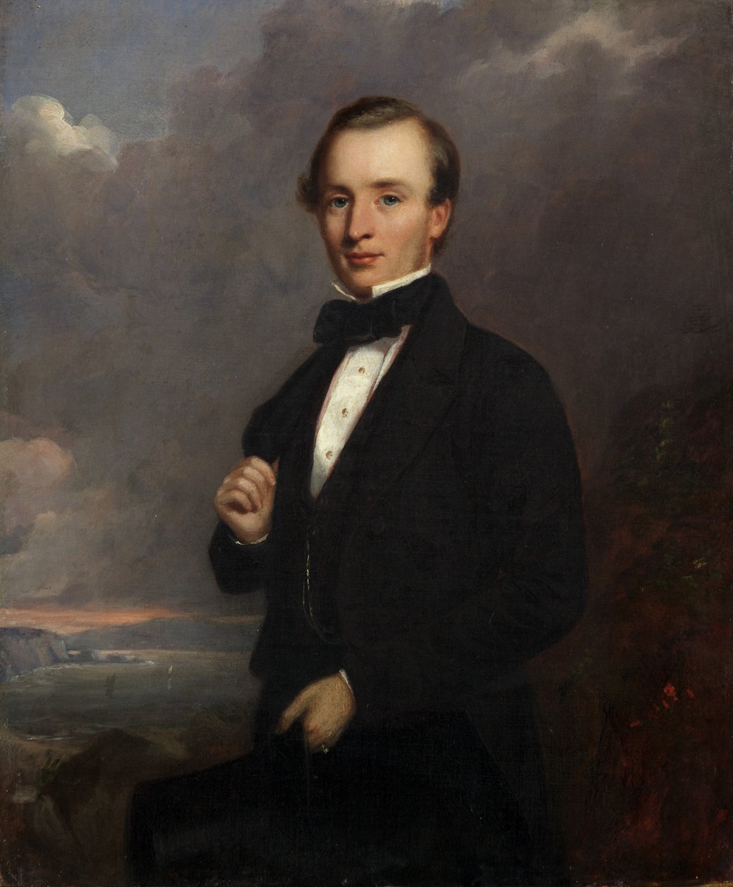 Portrett av en ung mann (olje på lerret) av Henry Spurrier Parkman