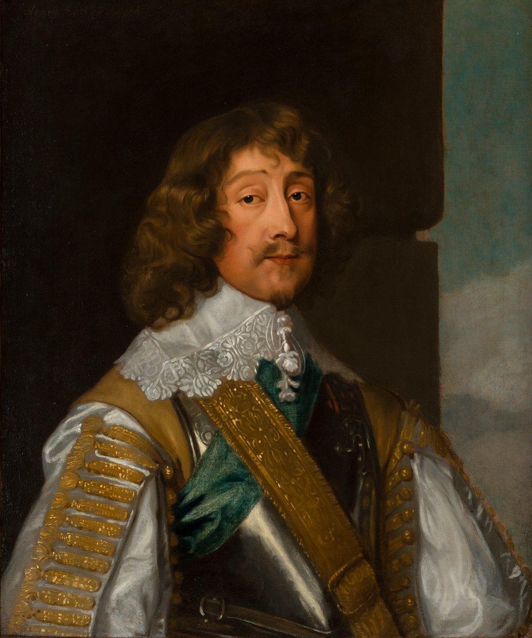 Portrett av Henry Rich, ca. 1. jarl av Holland (1590-1649), ca. 1636-49 (olje på lerret) av Henry Stone