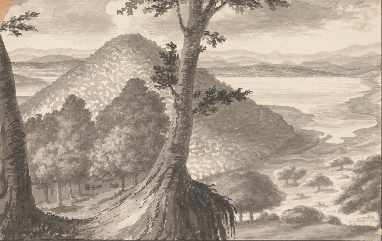 Lake of Vico av Henry Swinburne