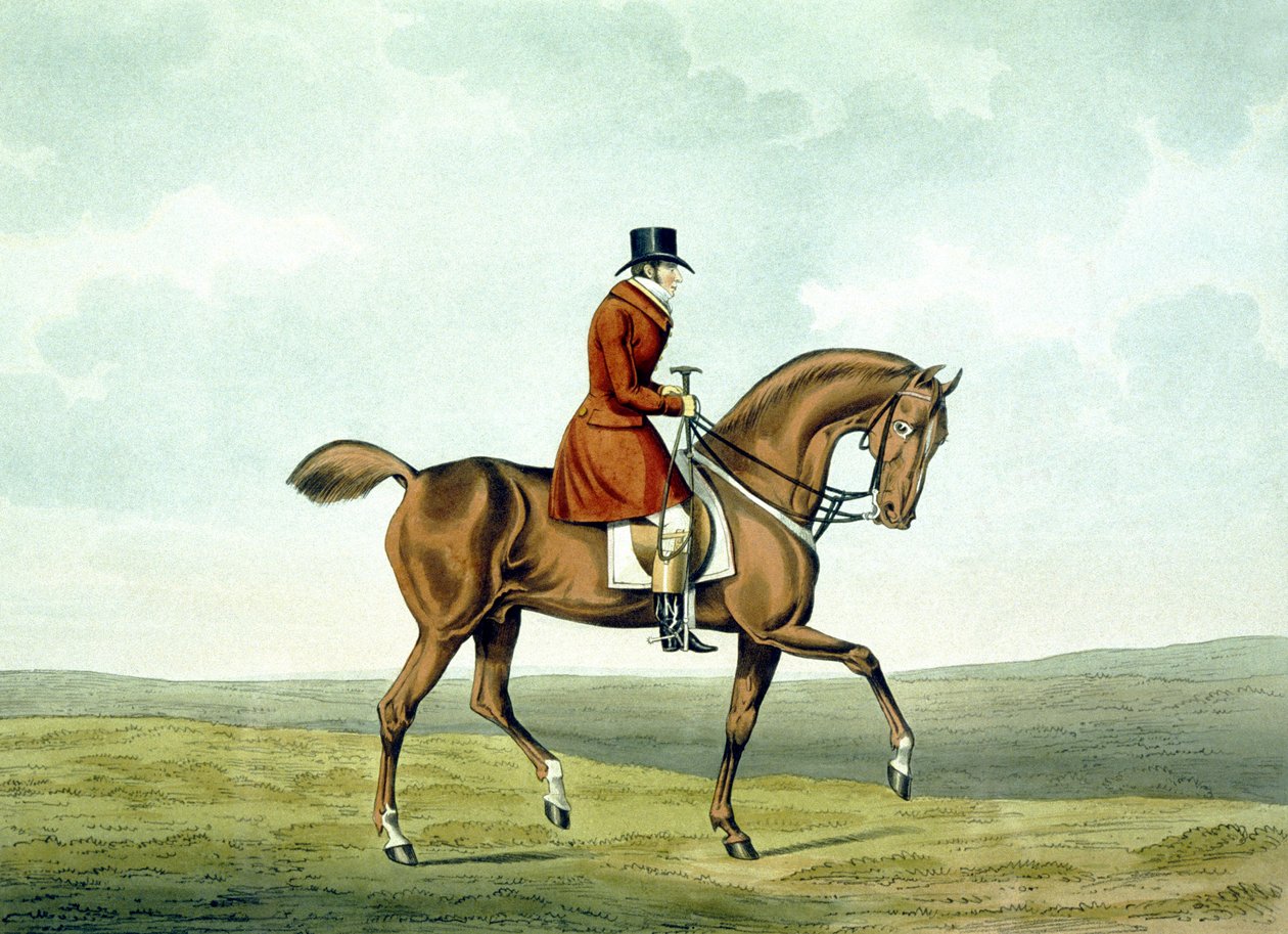 A Meltonian, As He Was, fra 'The Meltonians', gravert av George Hunt av Henry Thomas (after) Alken