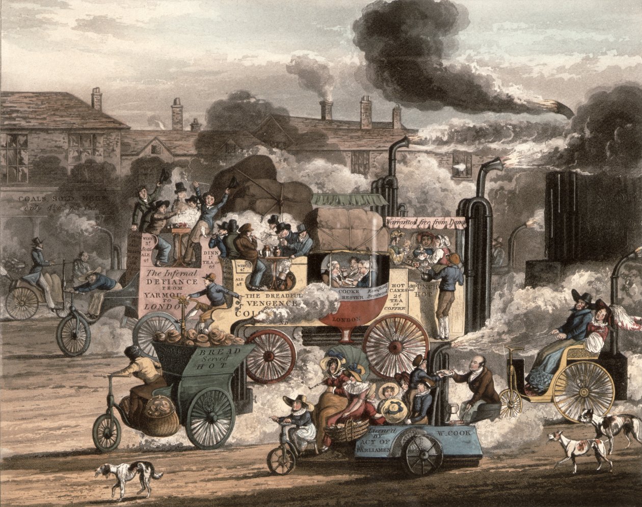 En utsikt over Whitechapel Road, fra 