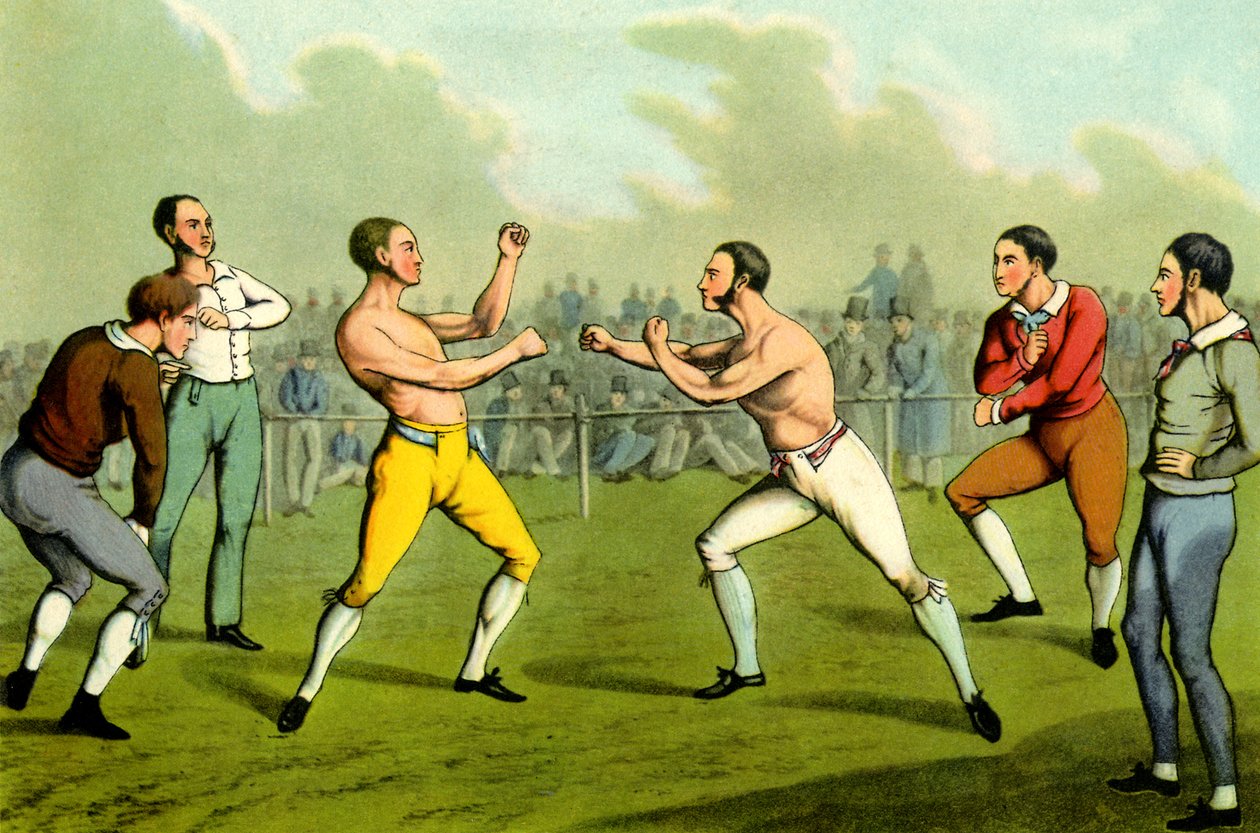 Bare knoke boksing av Henry Thomas Alken