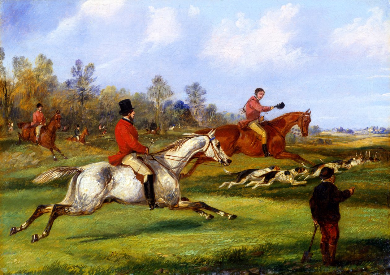 Fullt rop, ca. 1840 av Henry Thomas Alken