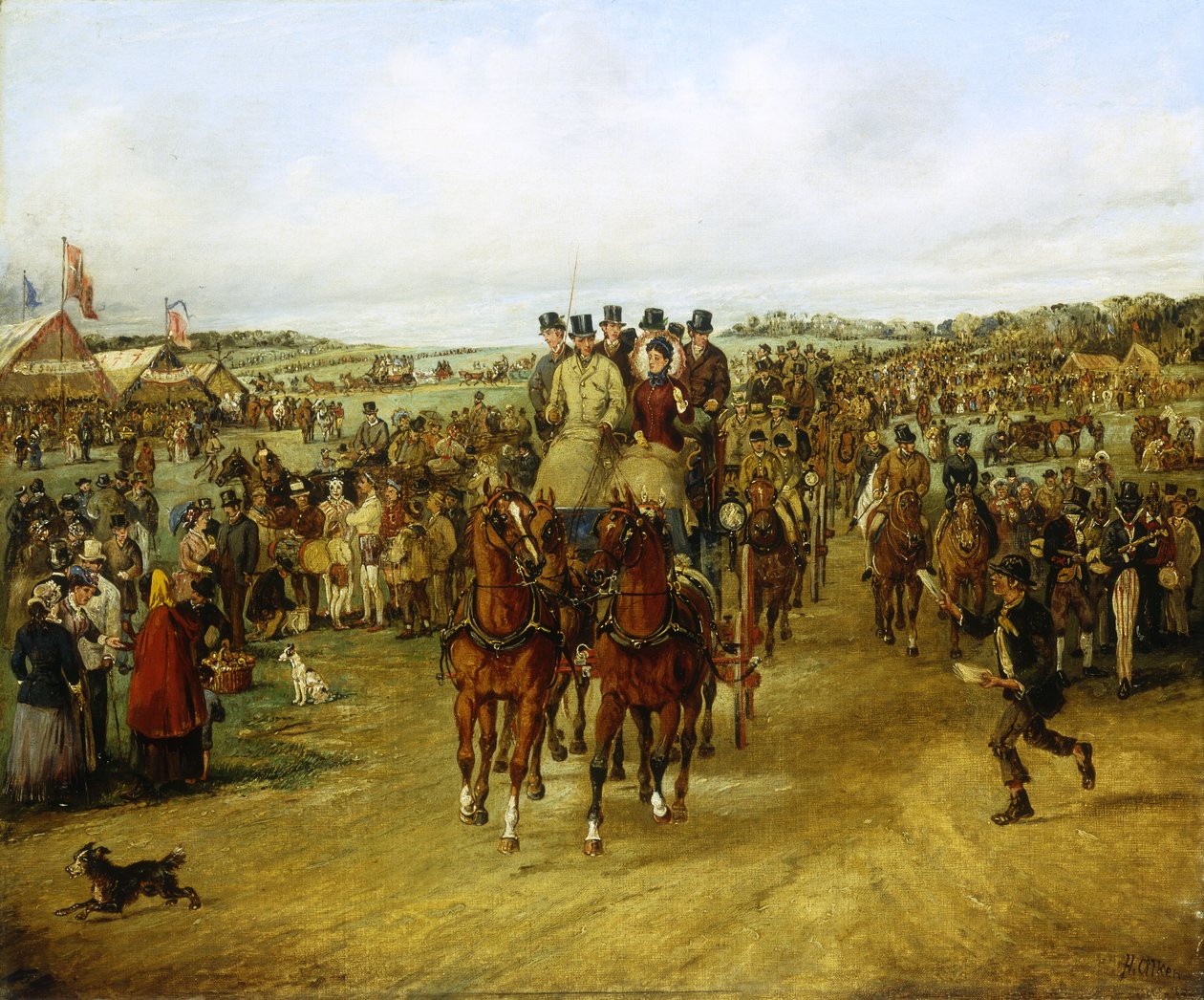 Går til Derby, av Henry Thomas Alken