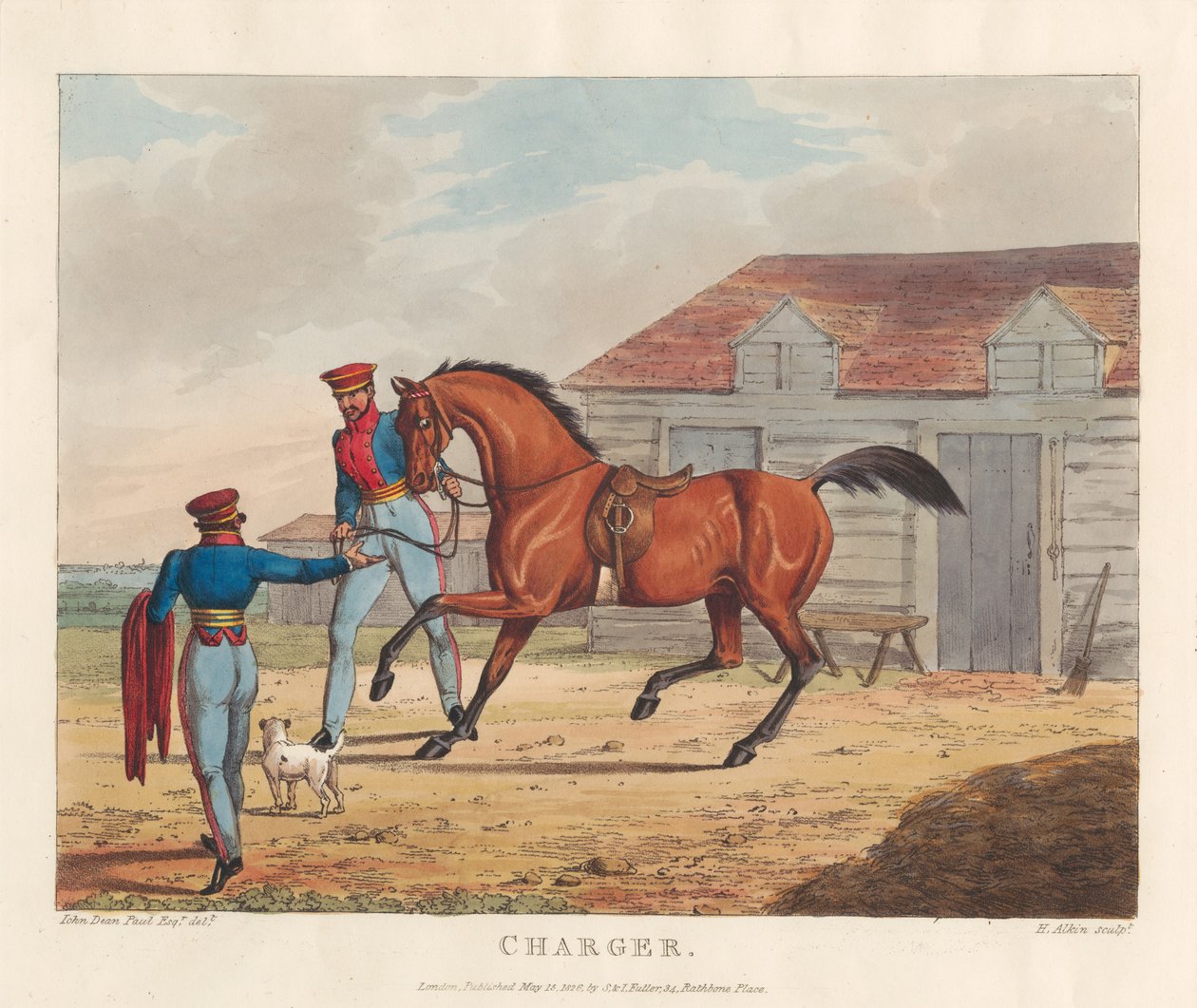 Hester [sett på seks]: 5. Stridshest av Henry Thomas Alken