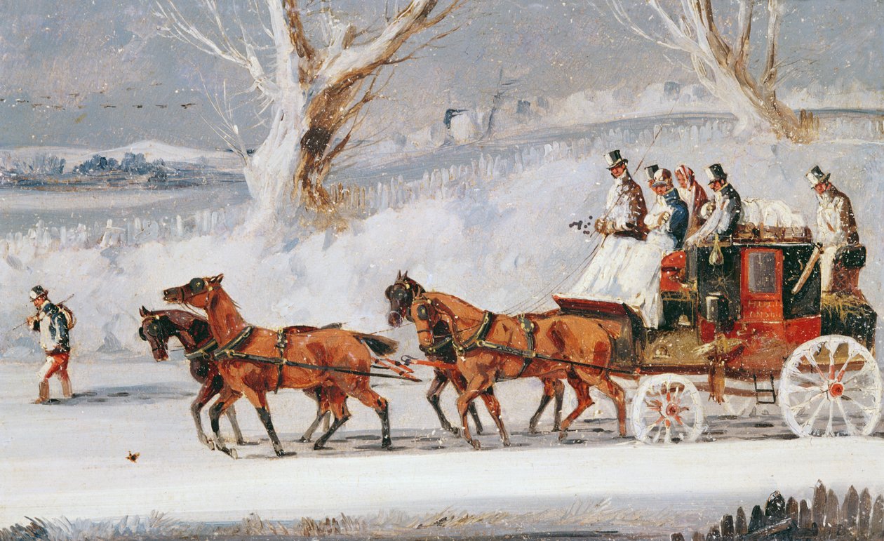 Hull til London Coach av Henry Thomas Alken