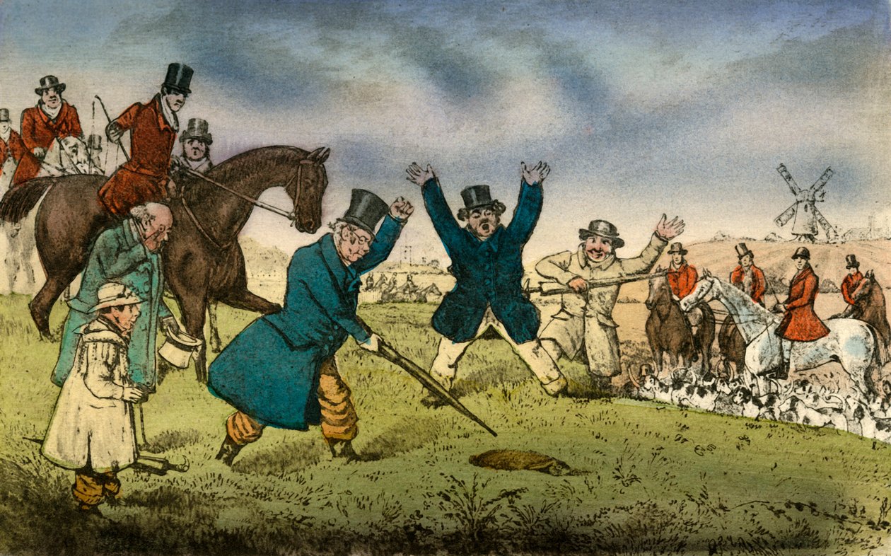 Gamle Tom, veteranharen og hans opplevelser, 1838 av Henry Thomas Alken